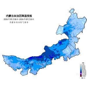 风霜雨雪齐至！国庆到内蒙古玩，建议收藏这份天气预报