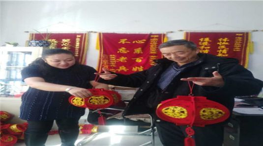 20190116送灯笼 送祝福 手工灯笼情意浓